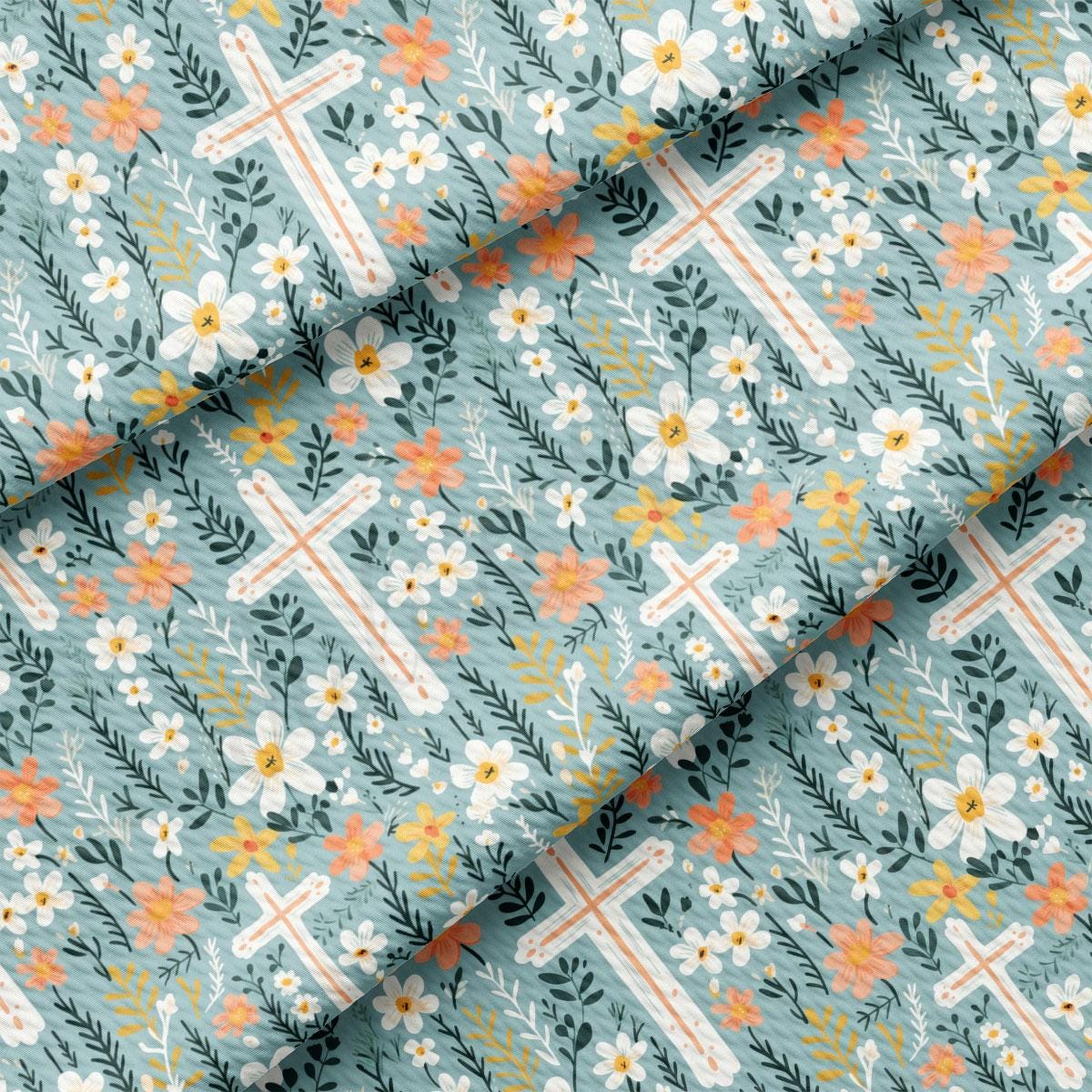 a close up of a tie with flowers on it