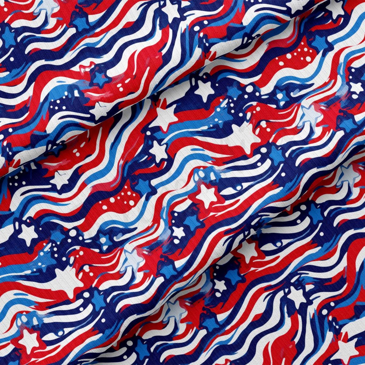 a red, white, and blue tie with stars on it