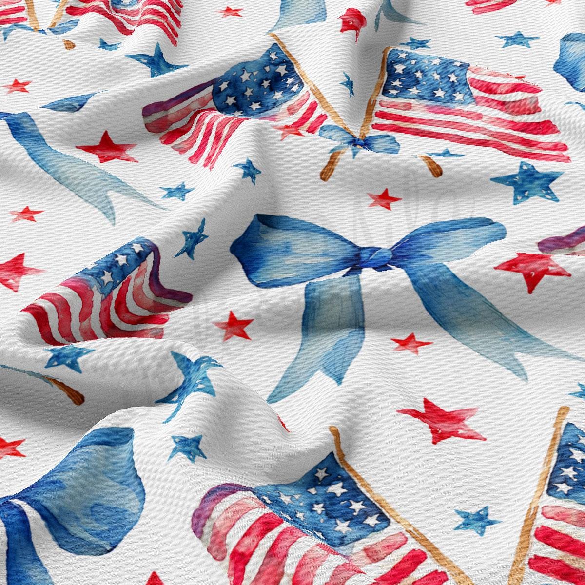 a white background with red, white and blue stars and flags