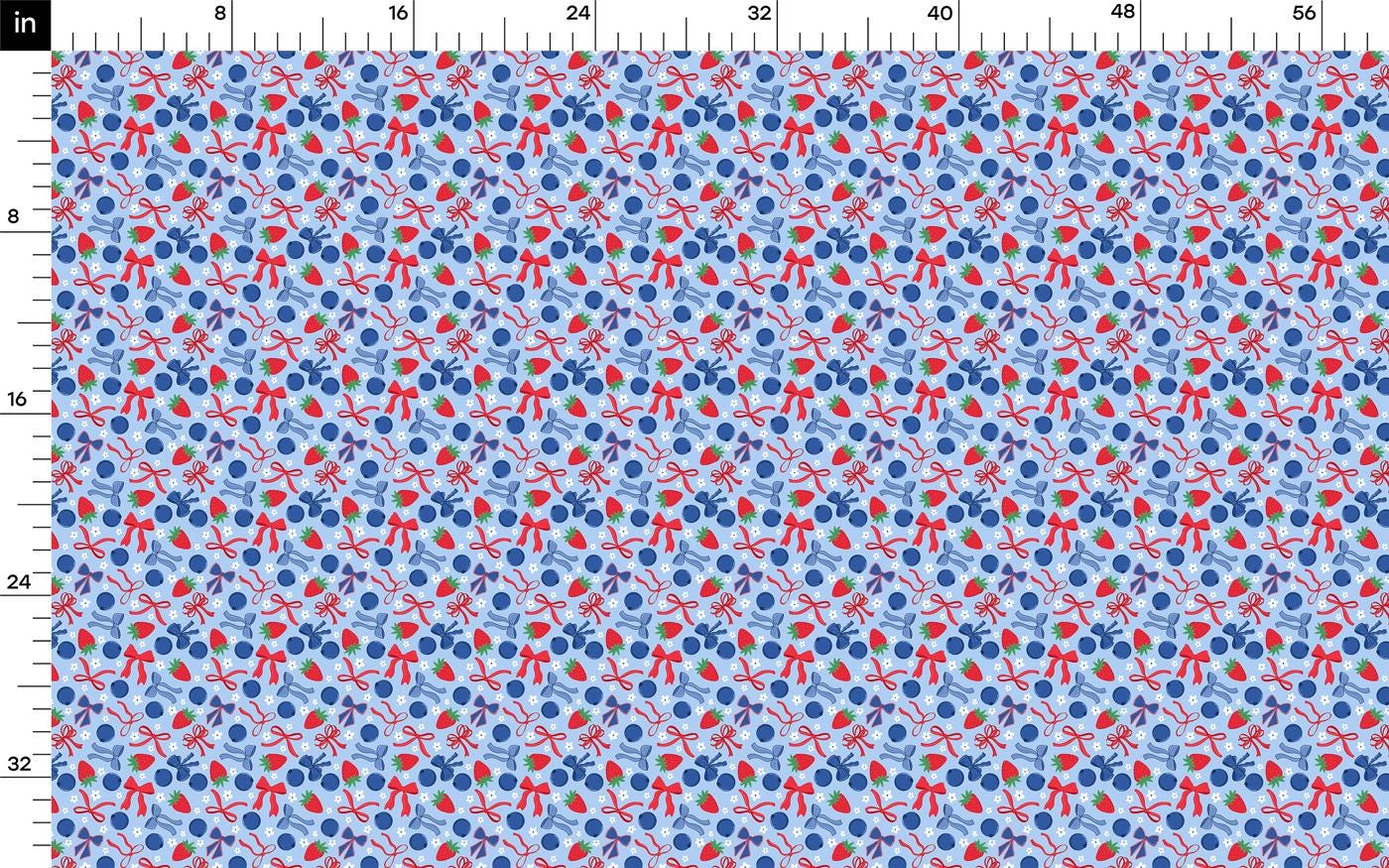 a blue and red pattern with red, white, and blue circles