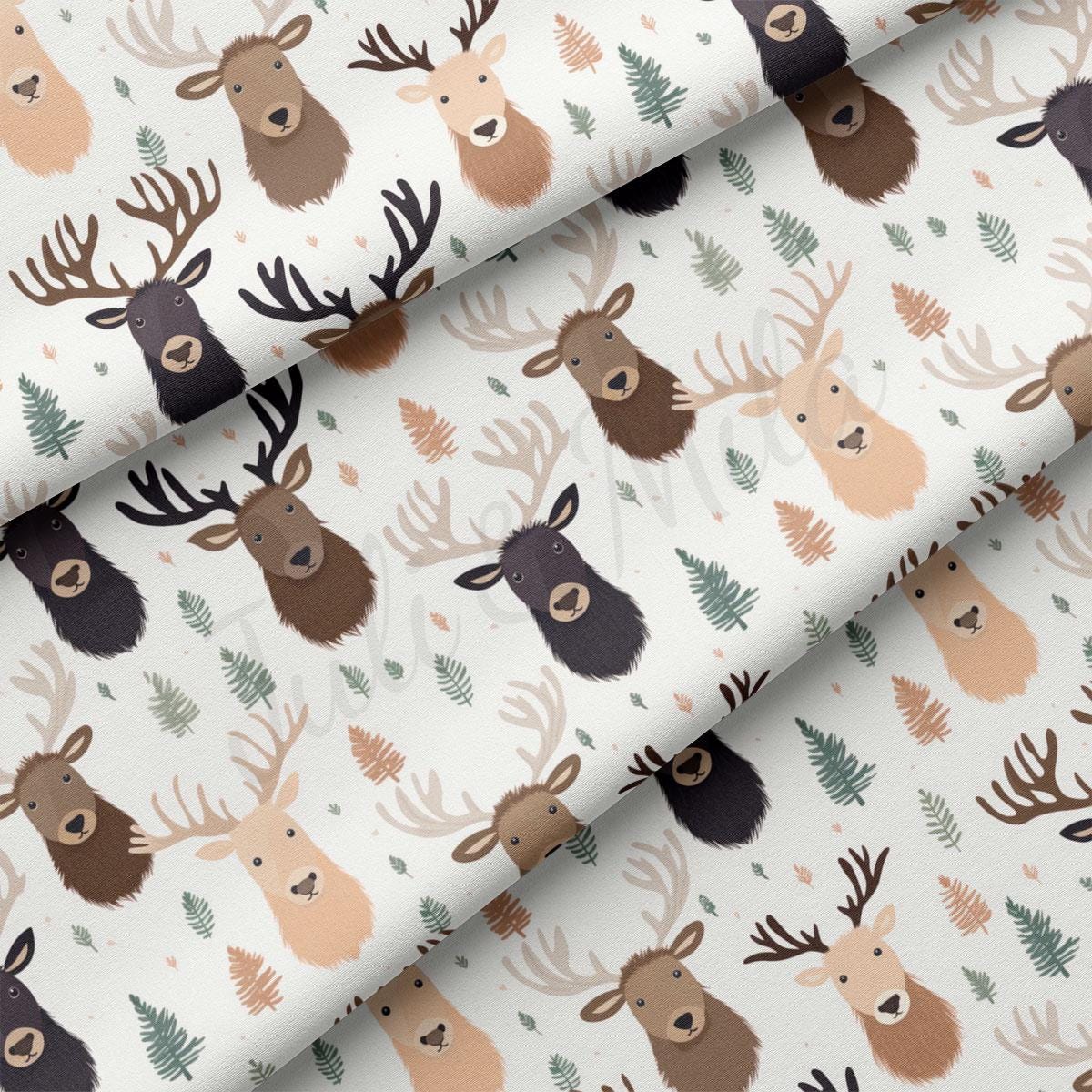 a close up of a deer pattern on a white background