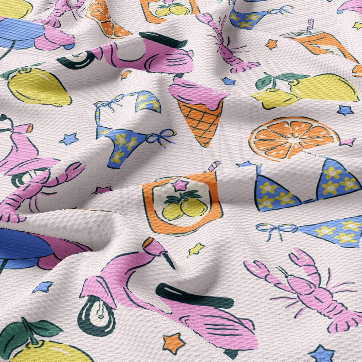 a close up of a pattern on a white fabric