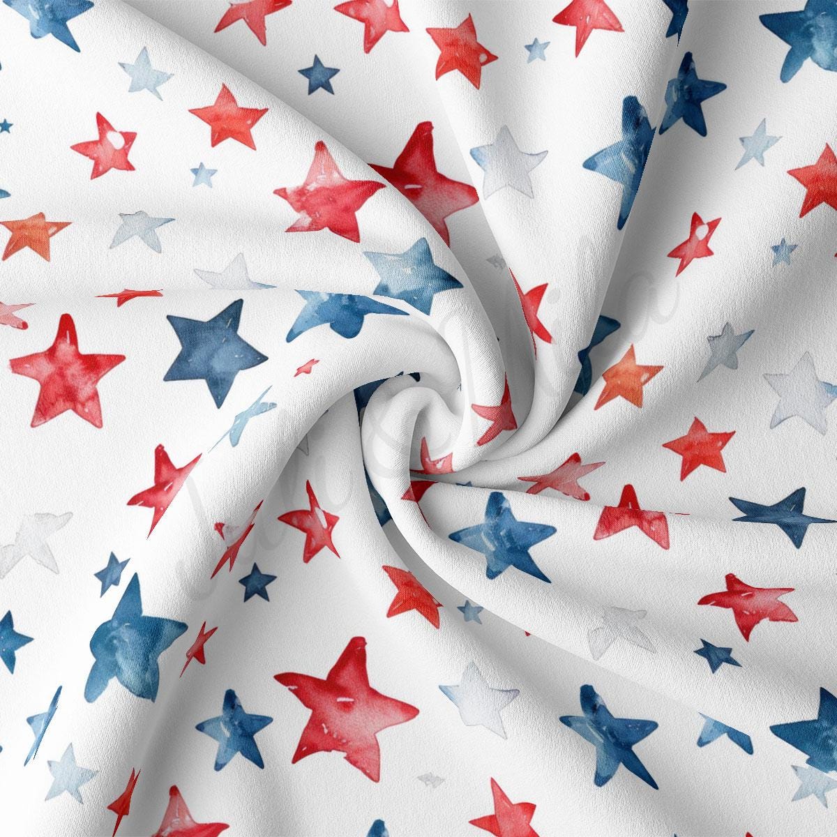 a white background with red, white and blue stars