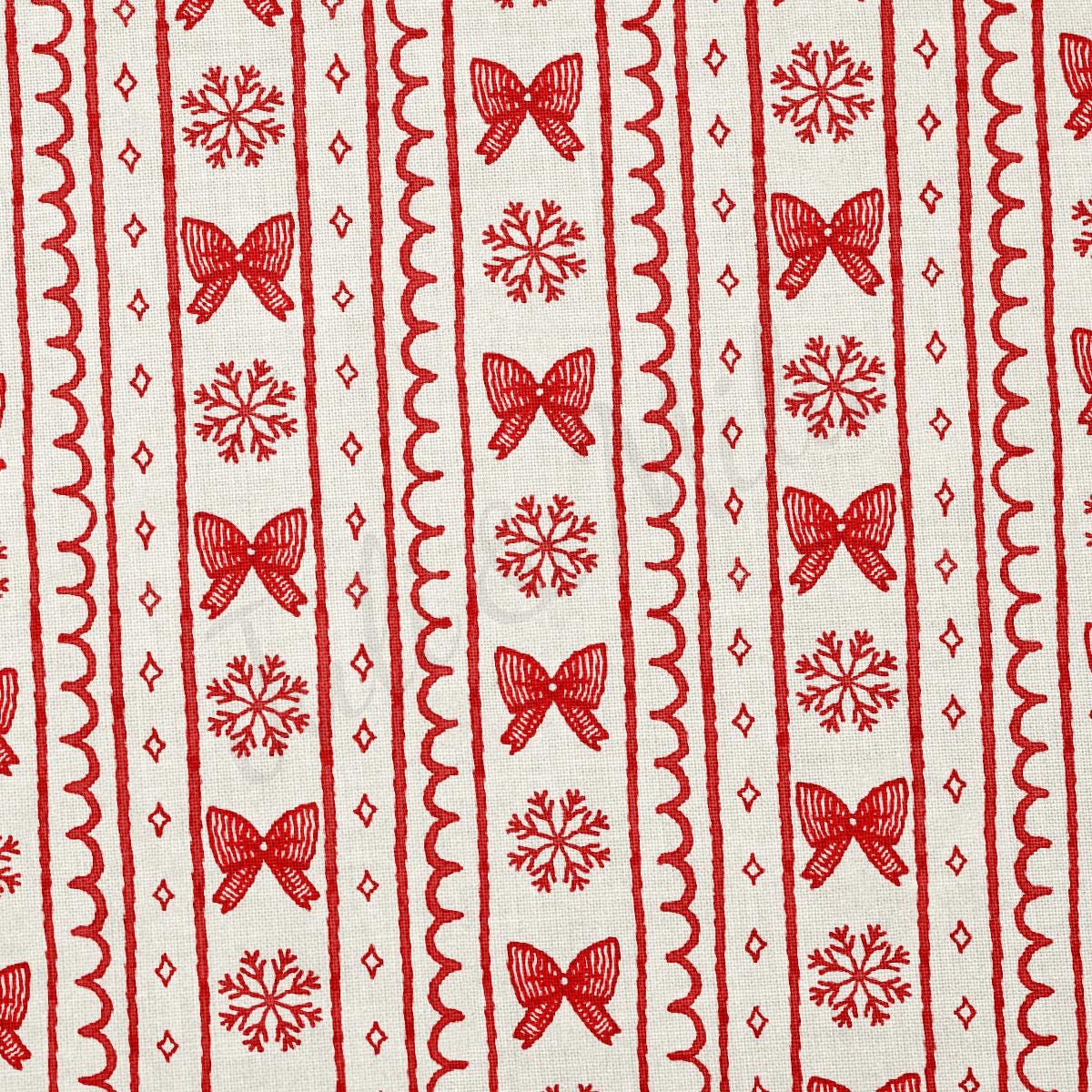 Christmas 100% Cotton Fabric By the Yard Printed in USA Cotton Sateen CTN3373