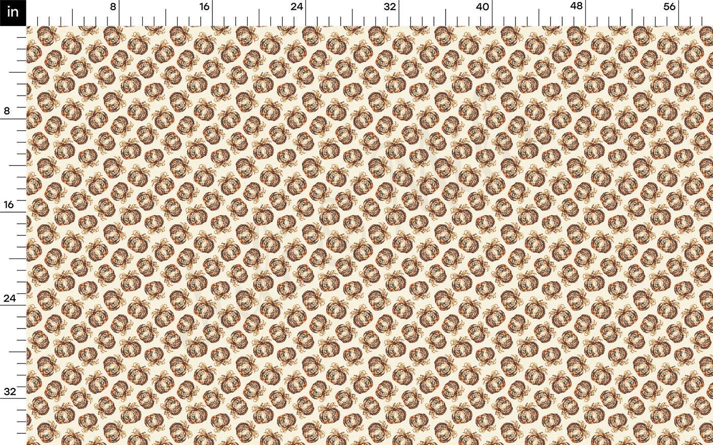 The image is a repeating pattern of brown circles or dots on a light background, creating a visually cohesive design.