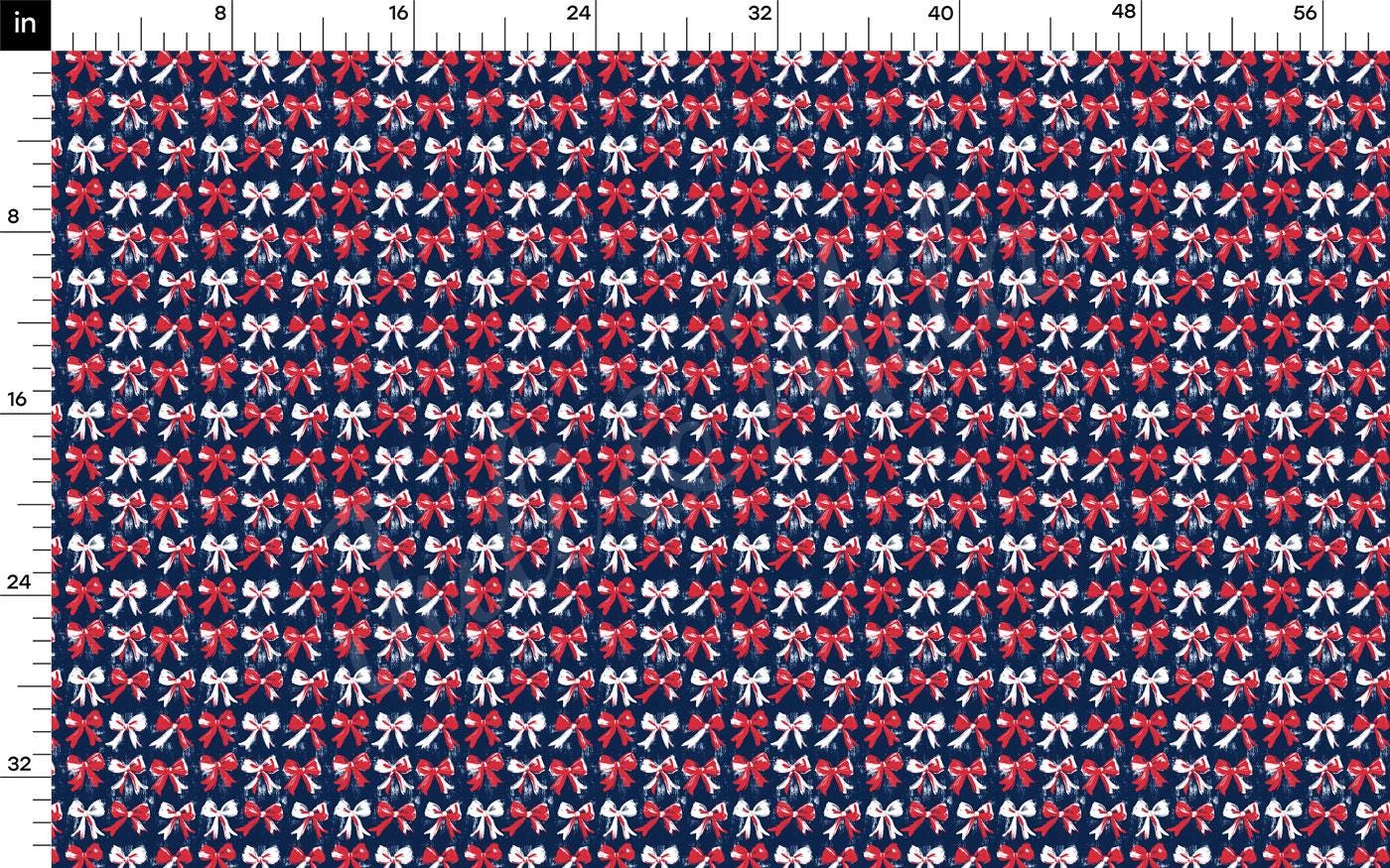 a red, white and blue pattern on a blue background