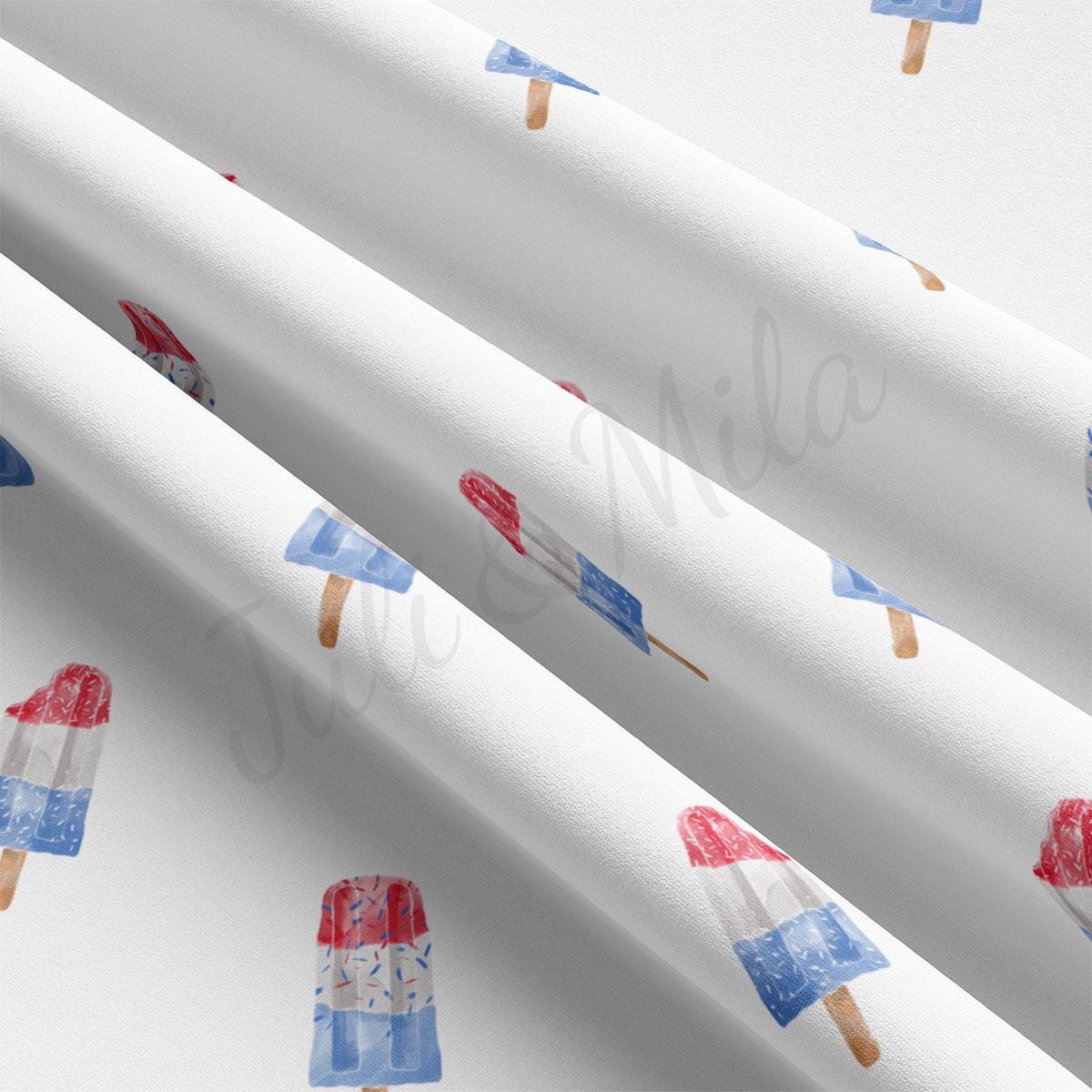 a close up of an ice cream pattern on a sheet of paper