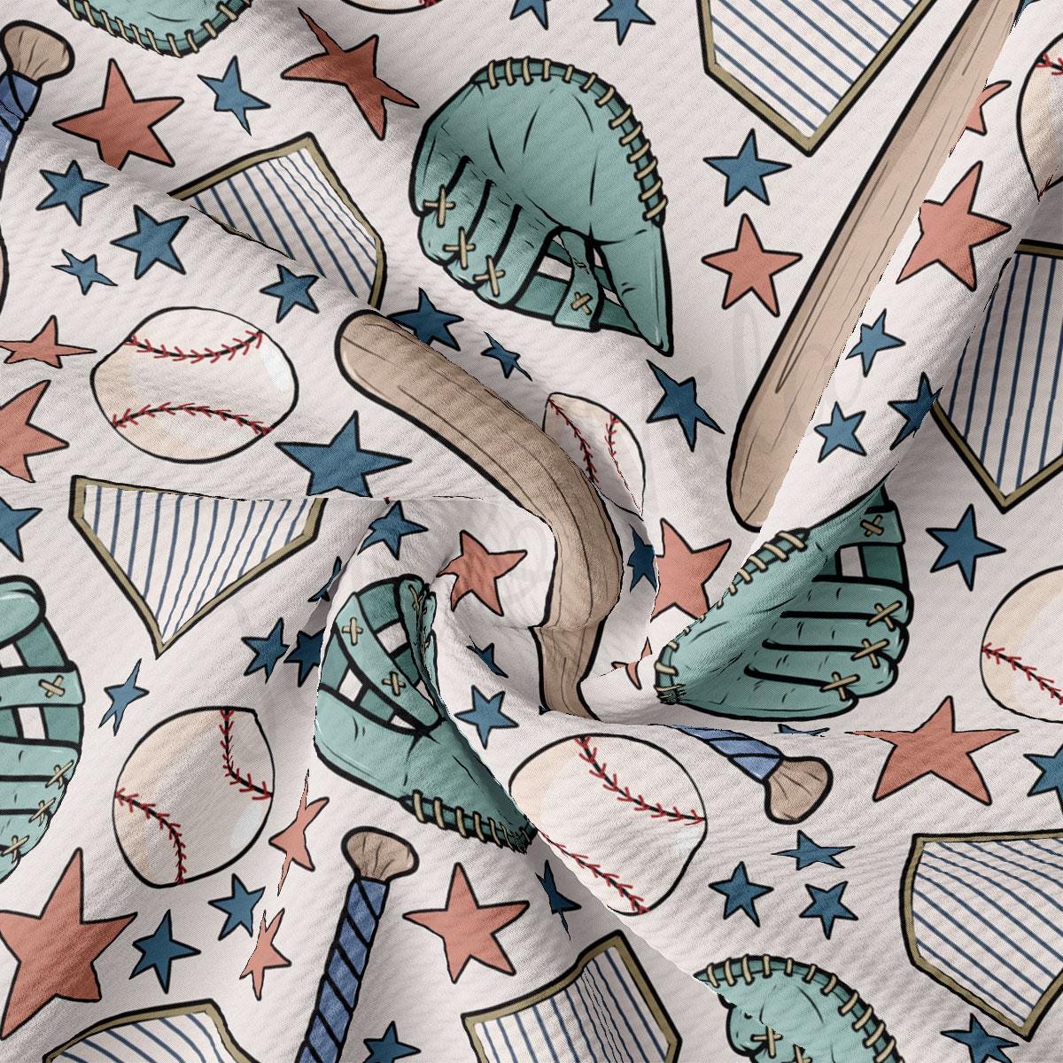 a close up of a baseball pattern on a white background