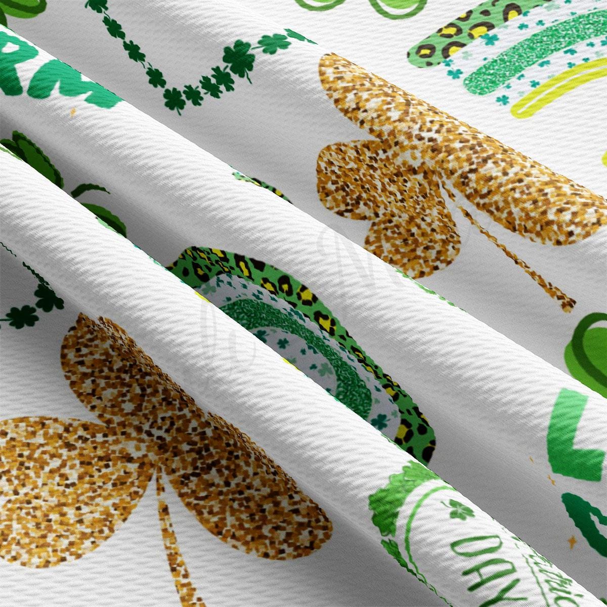 a close up of a st patrick's day pattern