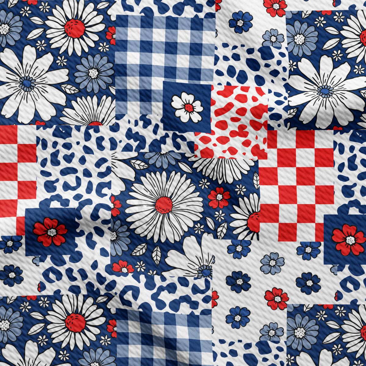 4th of July Patriotic Bullet Fabric AA2736