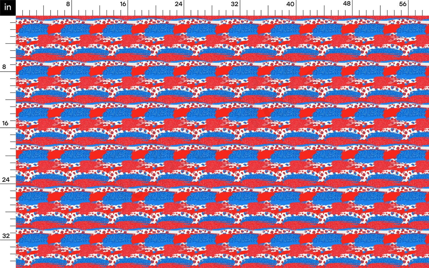 4th of July Patriotic Bullet Fabric AA2740