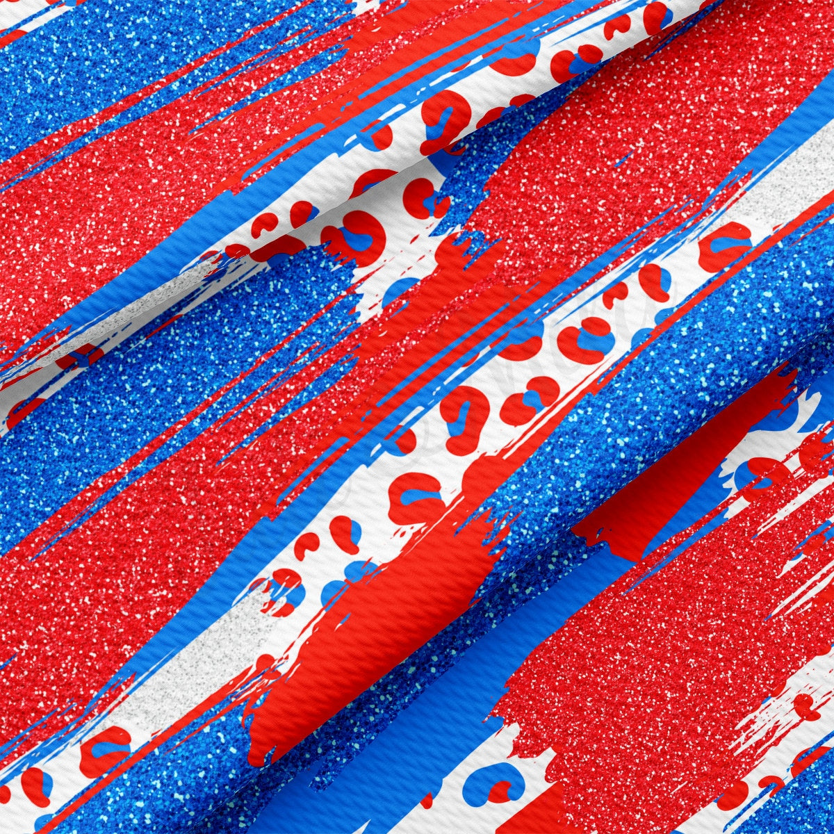 4th of July Patriotic Bullet Fabric AA2740