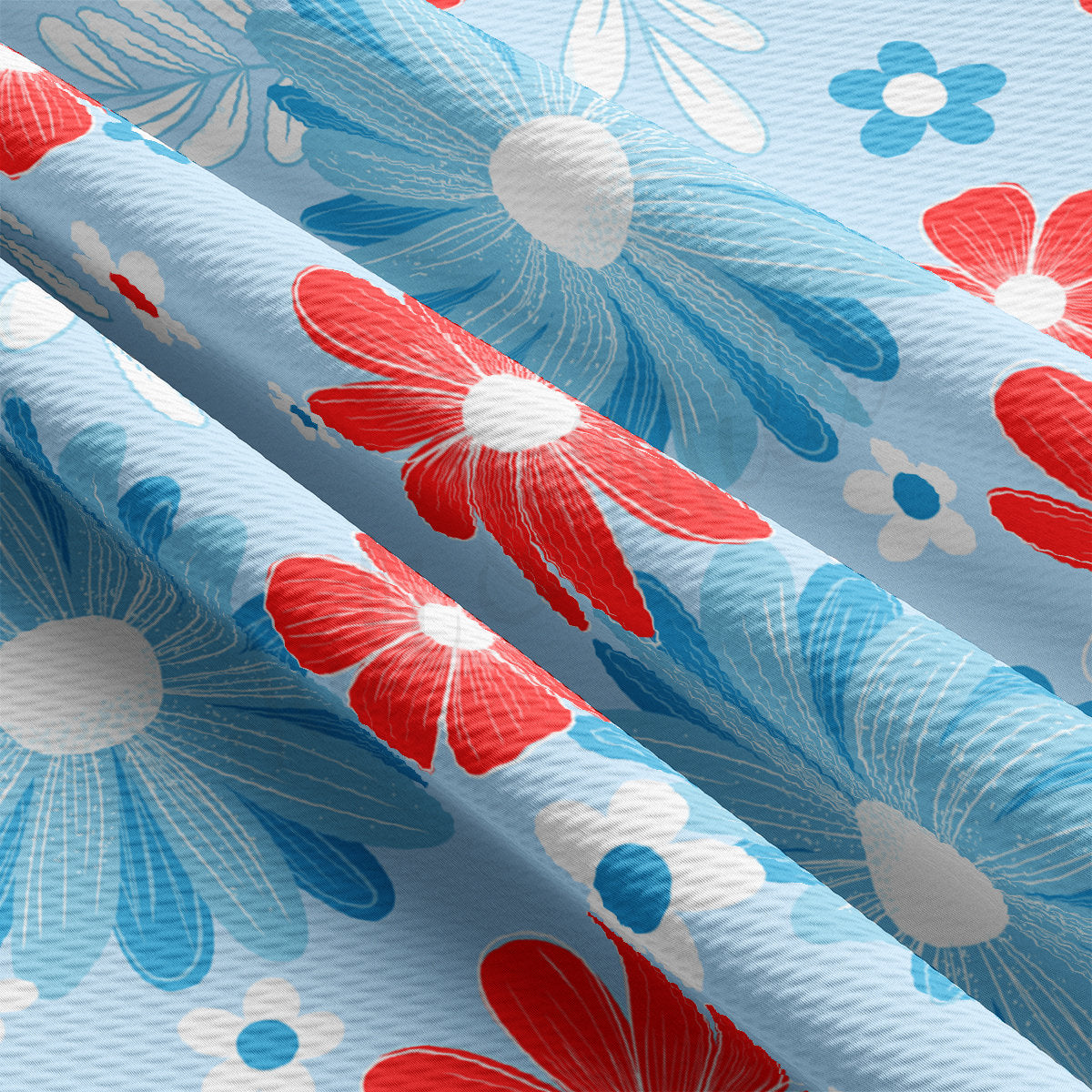 4th of July Patriotic Bullet Fabric AA2742