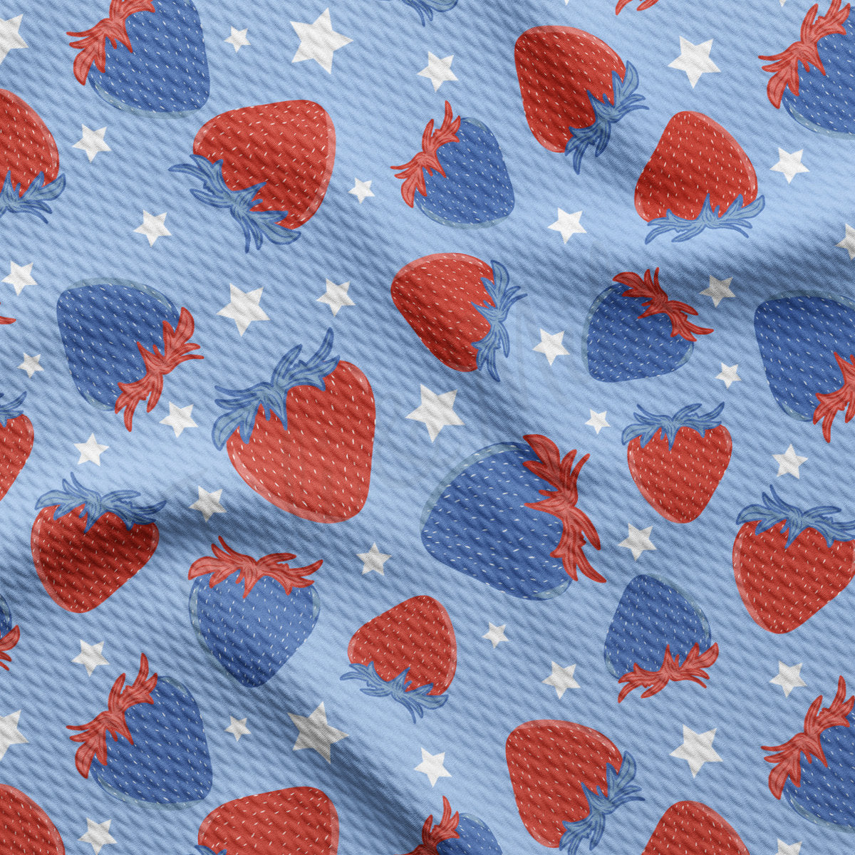 4th of July Patriotic Bullet Fabric AA2743