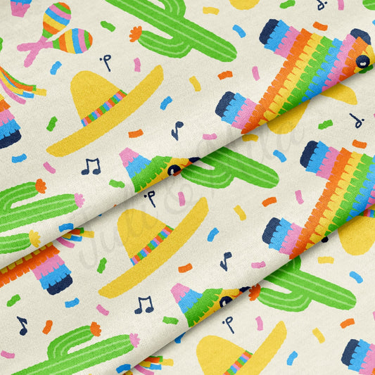 100% Cotton Fabric CTN2708 Cinco De Mayo