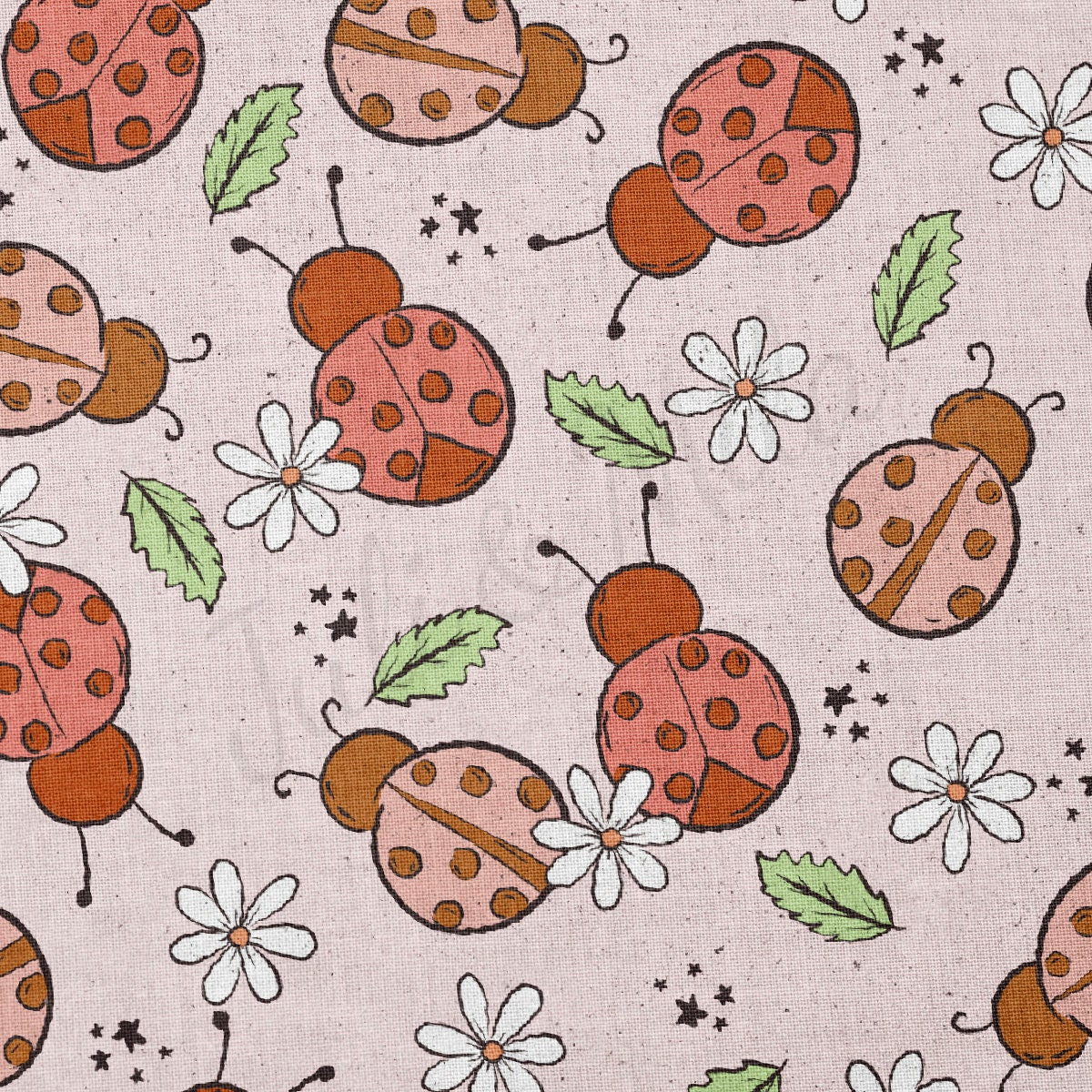 100% Cotton Fabric CTN2713 LadyBug