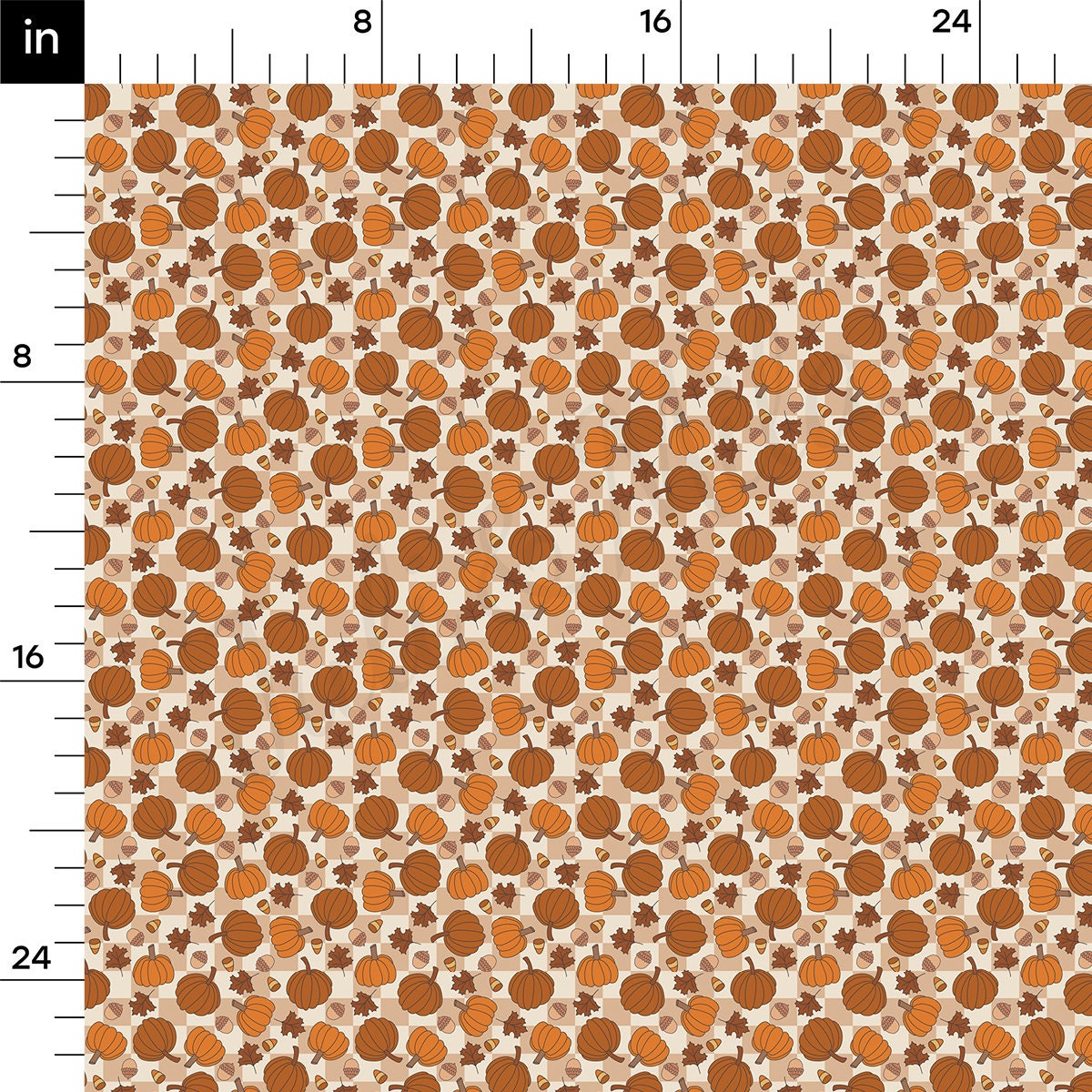 100% Cotton Fabric CTN2714 Pumpkin