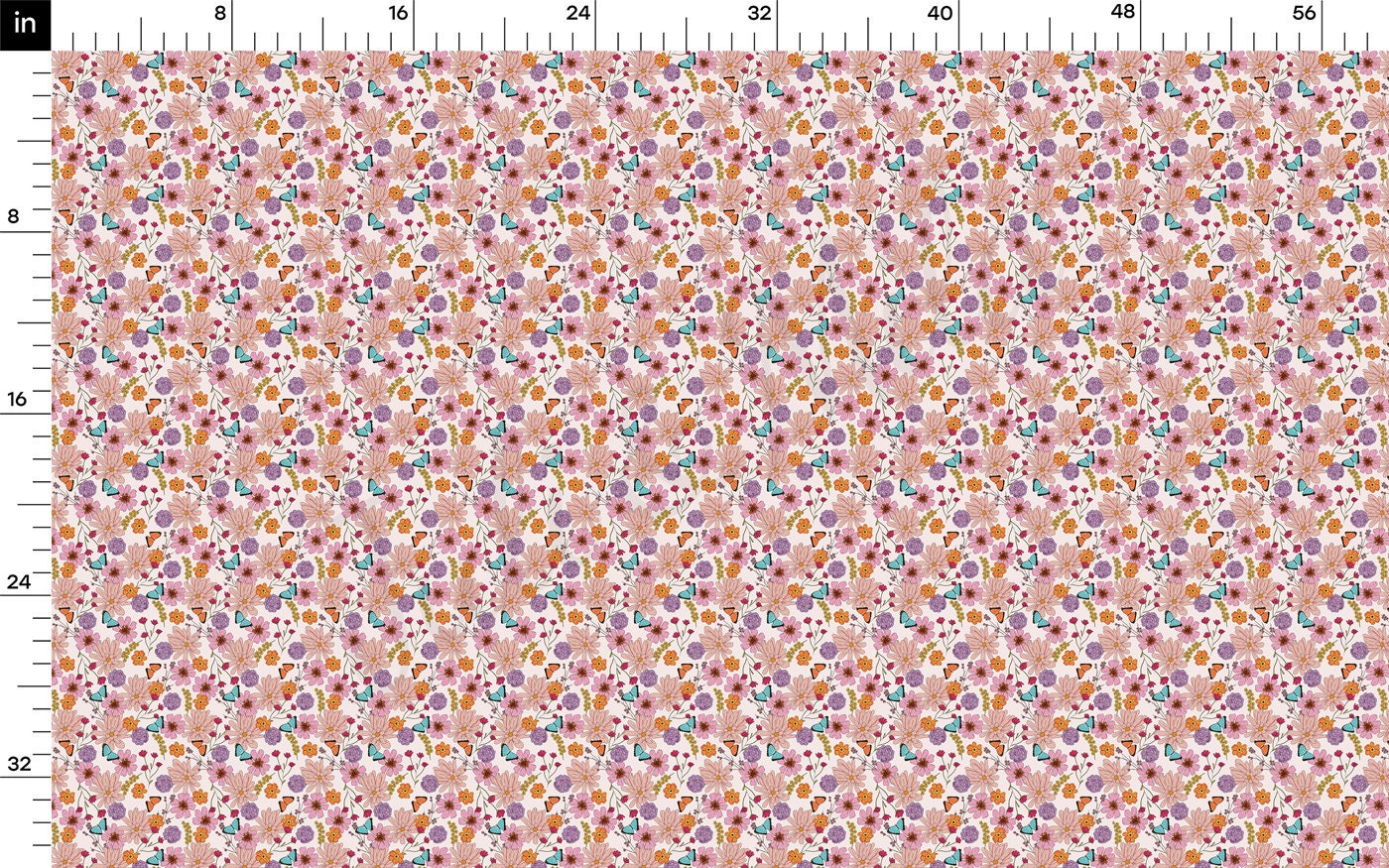 100% Cotton Fabric CTN2715 Floral