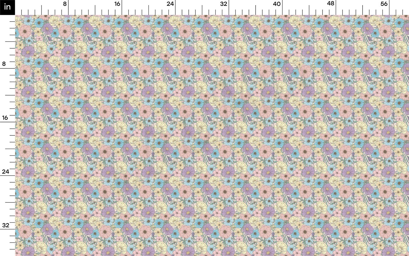 100% Cotton Fabric CTN2731 Floral