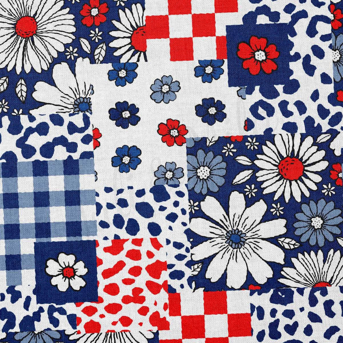 100% Cotton Fabric CTN2736 4th of July Patriotic