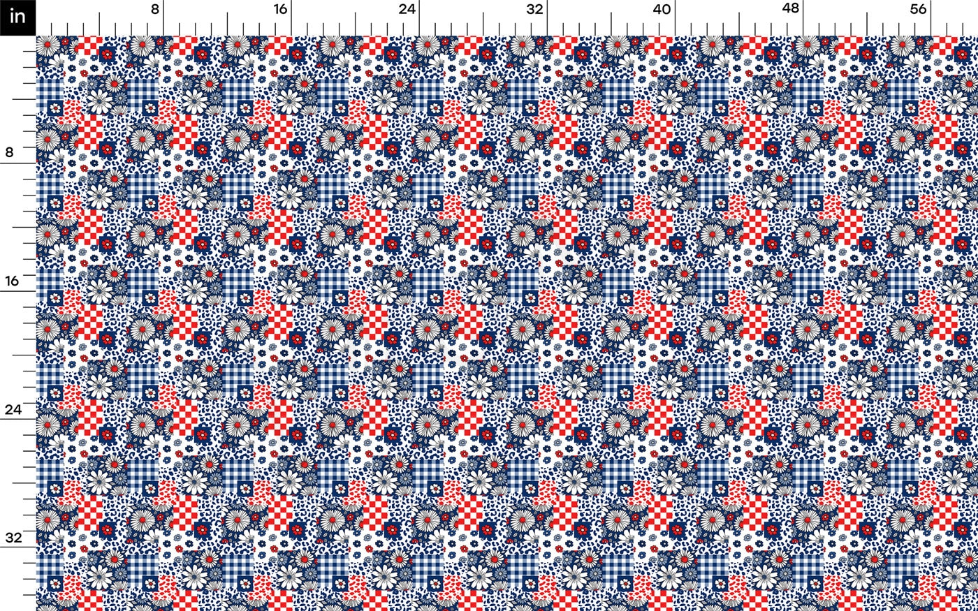100% Cotton Fabric CTN2736 4th of July Patriotic