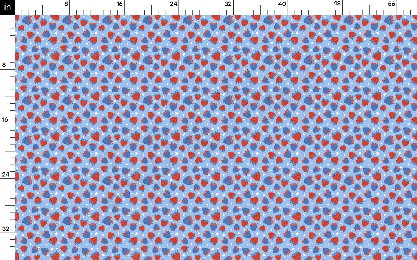 100% Cotton Fabric CTN2743 4th of July Patriotic