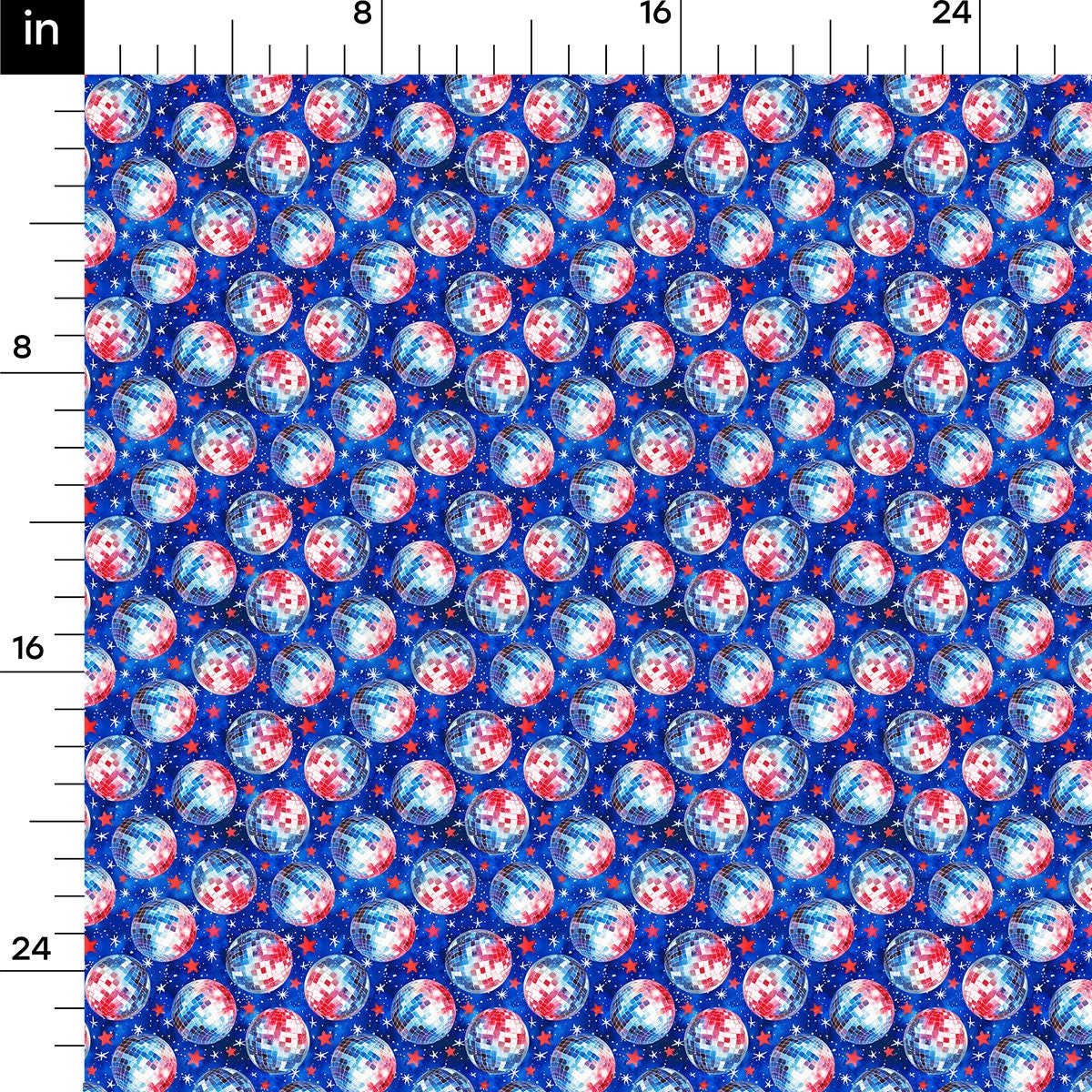 100% Cotton Fabric CTN2744 4th of July Patriotic