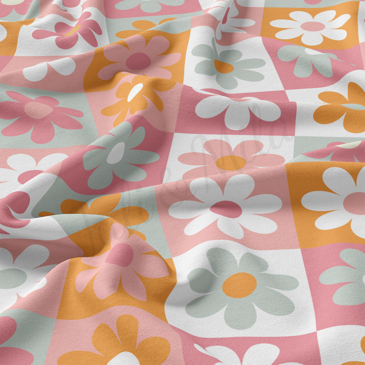 DBP Fabric Double Brushed Polyester DBP2707 Floral