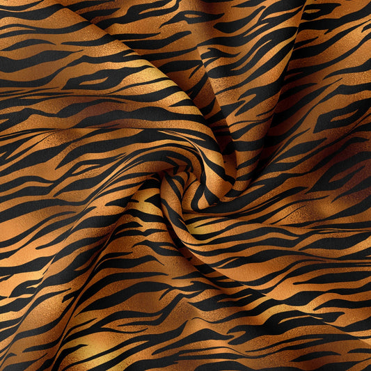 DBP Fabric Double Brushed Polyester DBP2721 Tiger