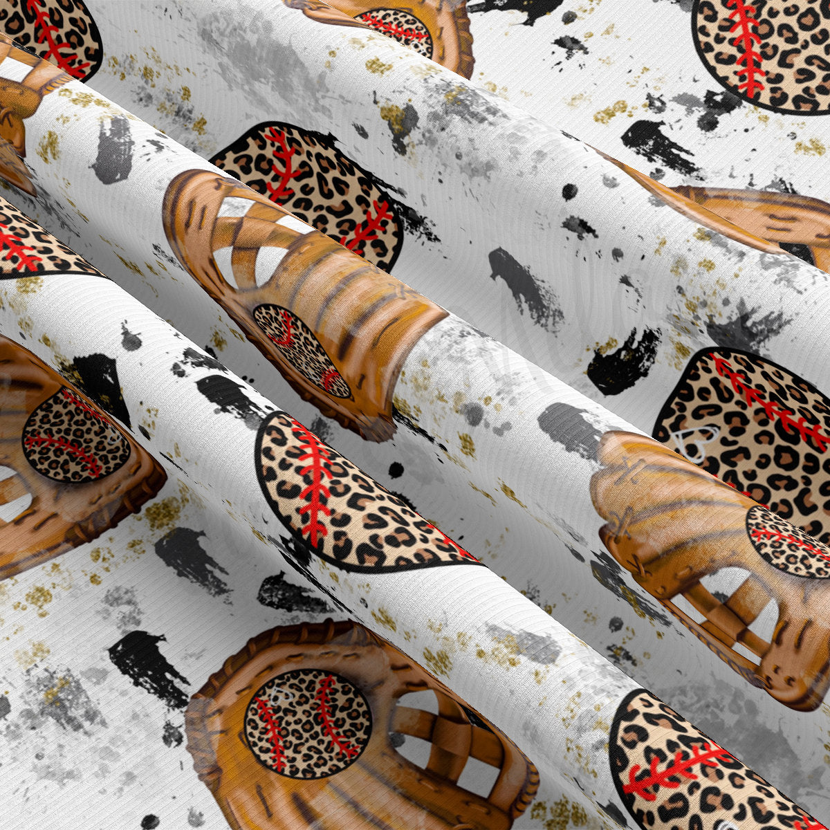 Rib Knit Fabric RBK2701 Baseball