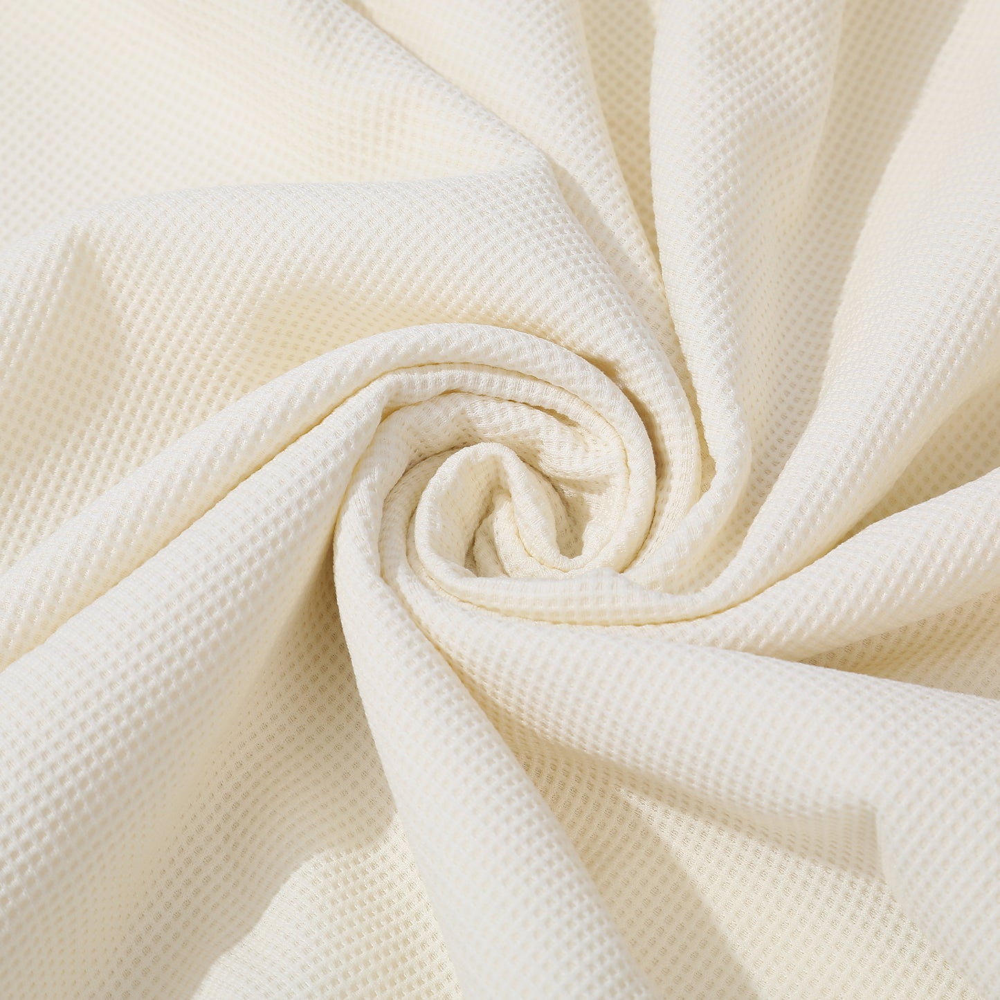 Waffle Fabric by the yard Waffle Knit Stretchy Fabric Stretchy Waffle Fabric Polyester Spandex 60 inches wide Solid Colors