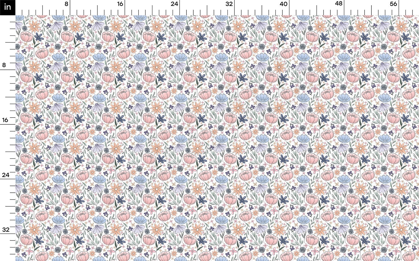 Floral Bullet Fabric AA2726