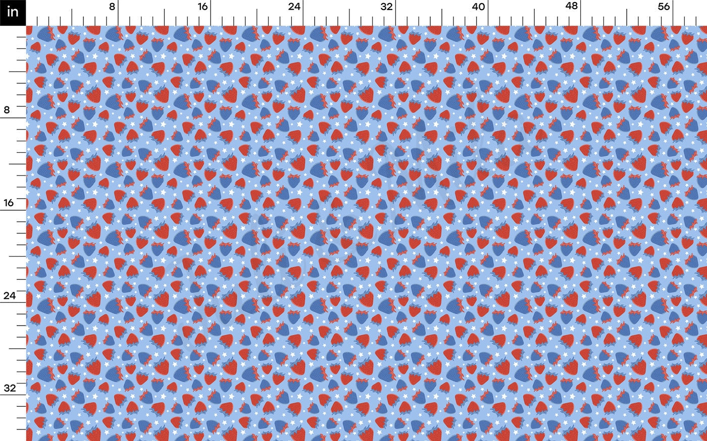 4th of July Patriotic Bullet Fabric AA2743