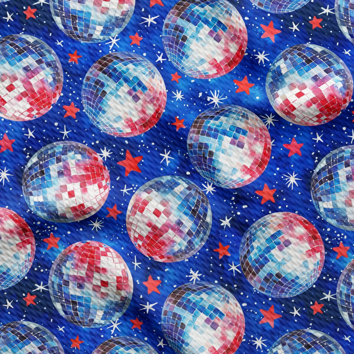 4th of July Patriotic Bullet Fabric AA2744