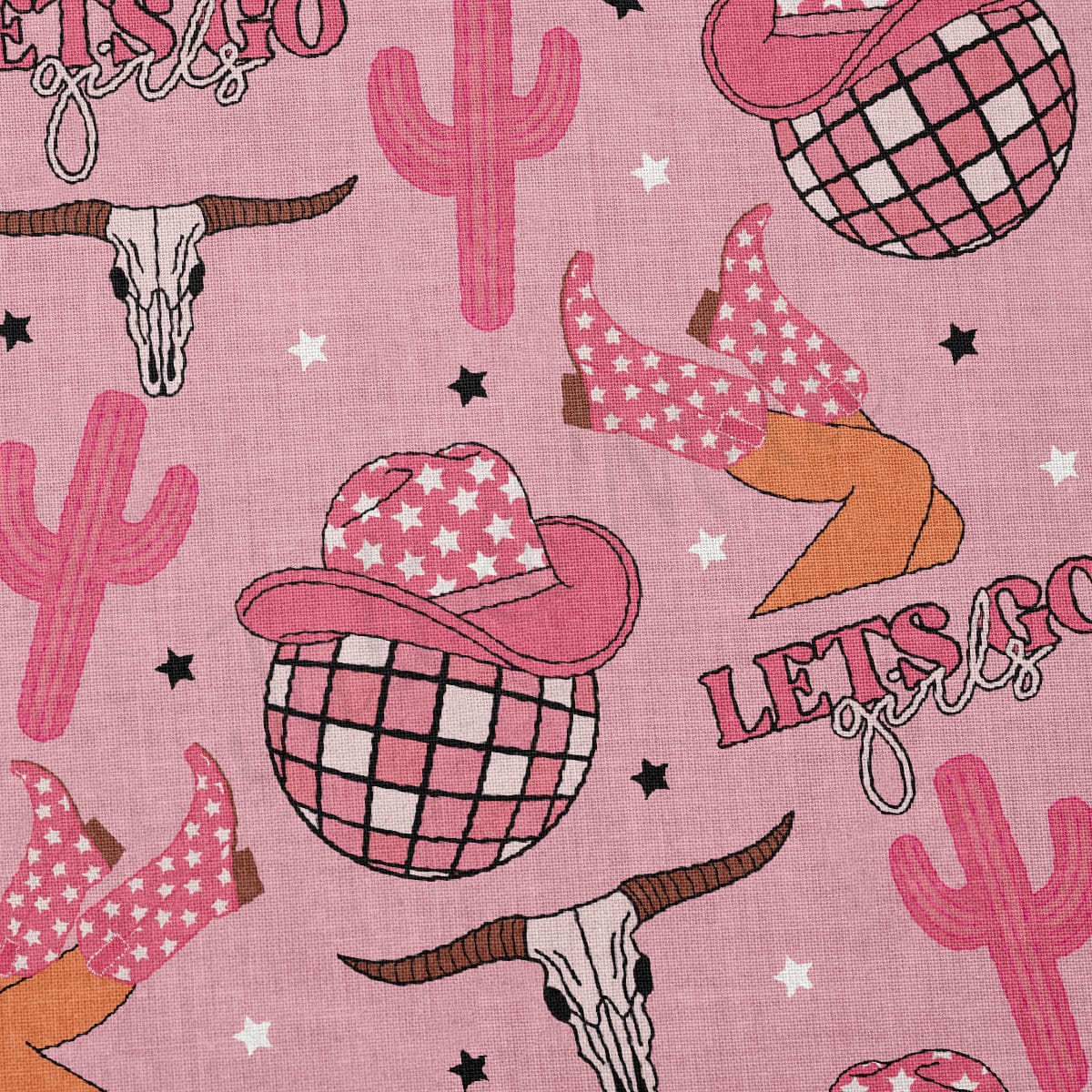 100% Cotton Fabric CTN2703 Western Boho