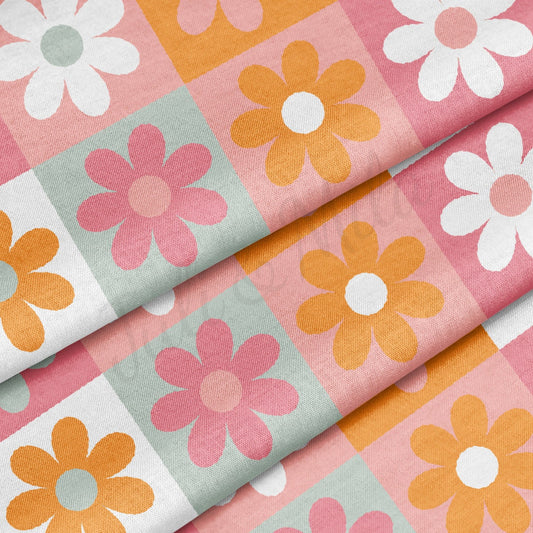 100% Cotton Fabric CTN2707 Floral Flowers