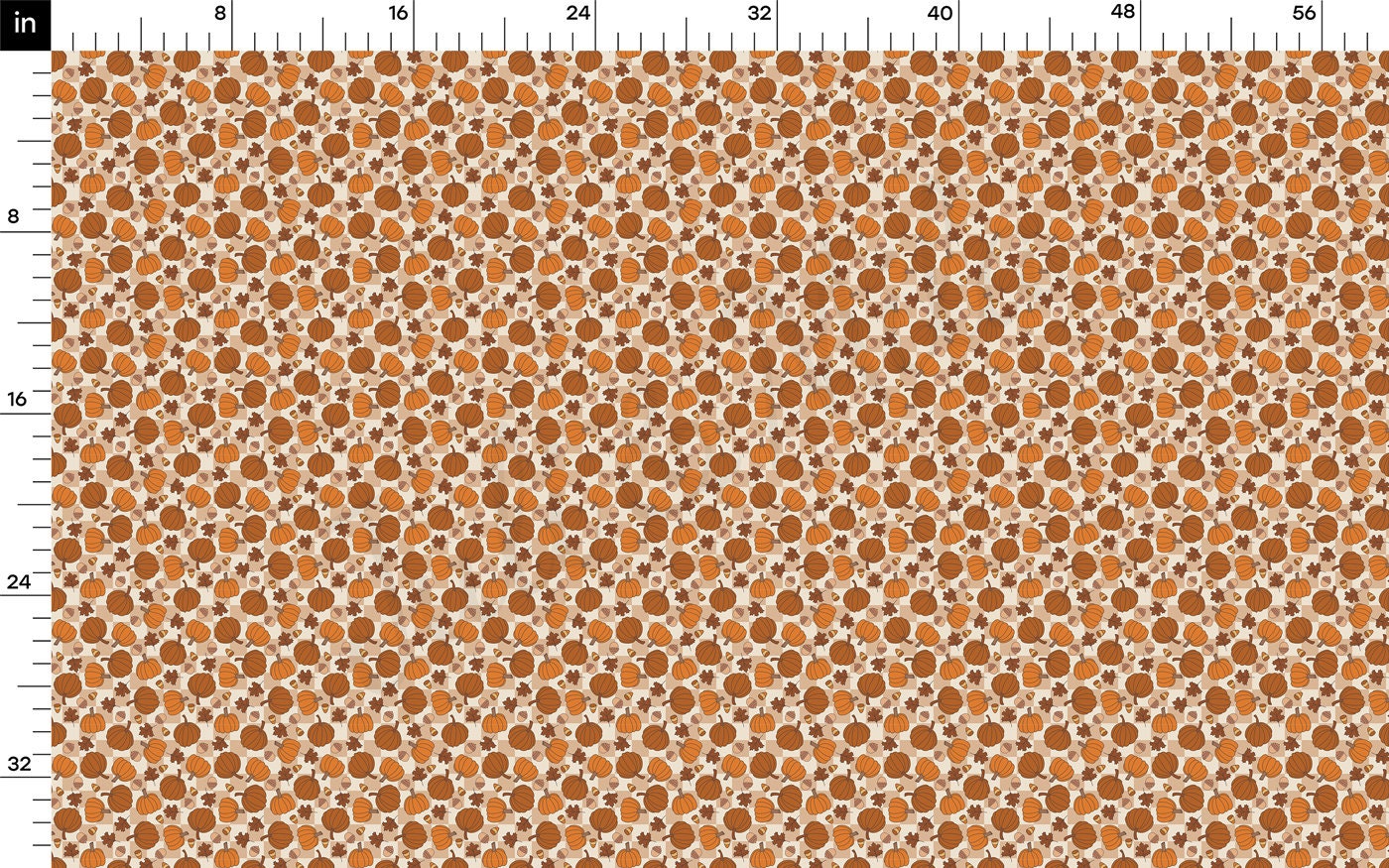 100% Cotton Fabric CTN2714 Pumpkin