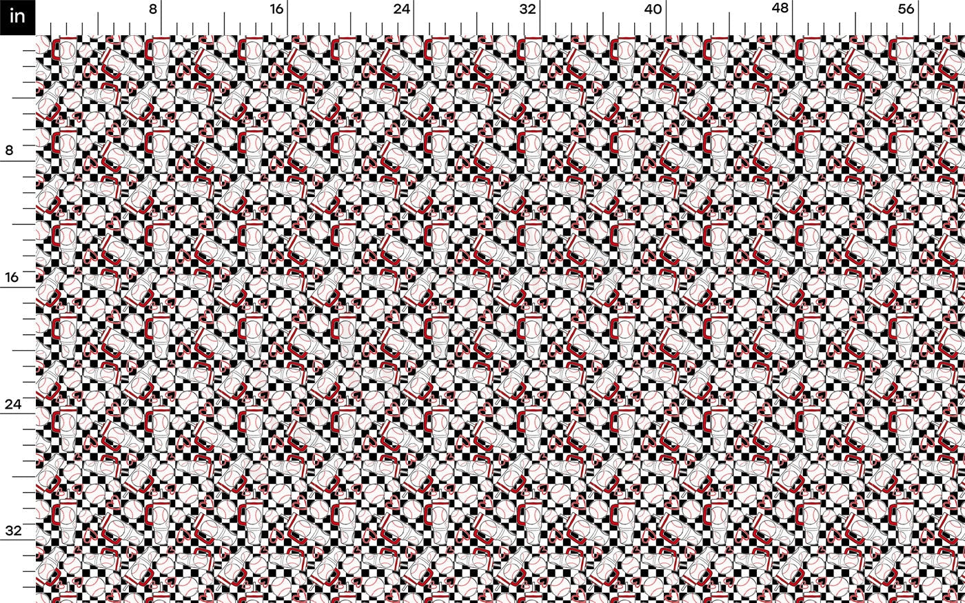 100% Cotton Fabric CTN2719 Baseball