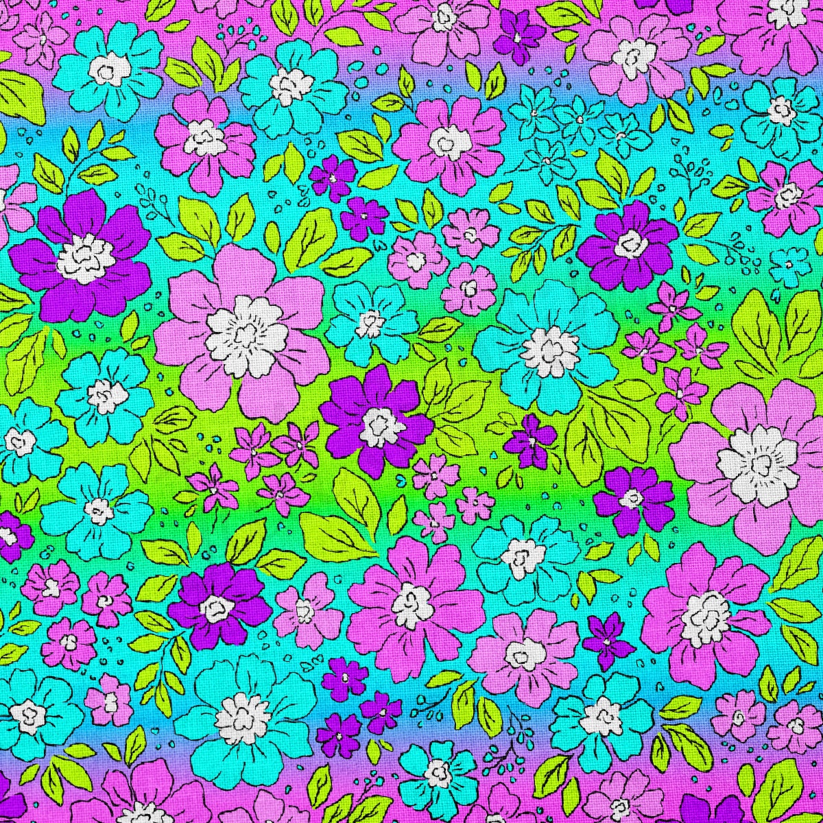 100% Cotton Fabric CTN2720 Floral