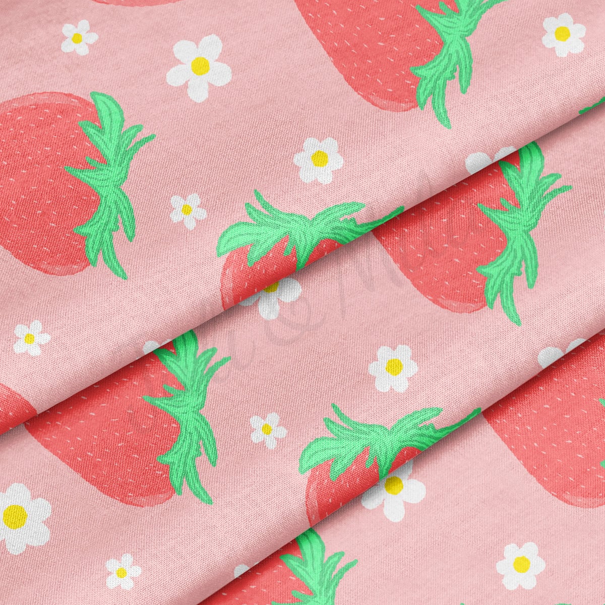 100% Cotton Fabric CTN2727 Strawberry