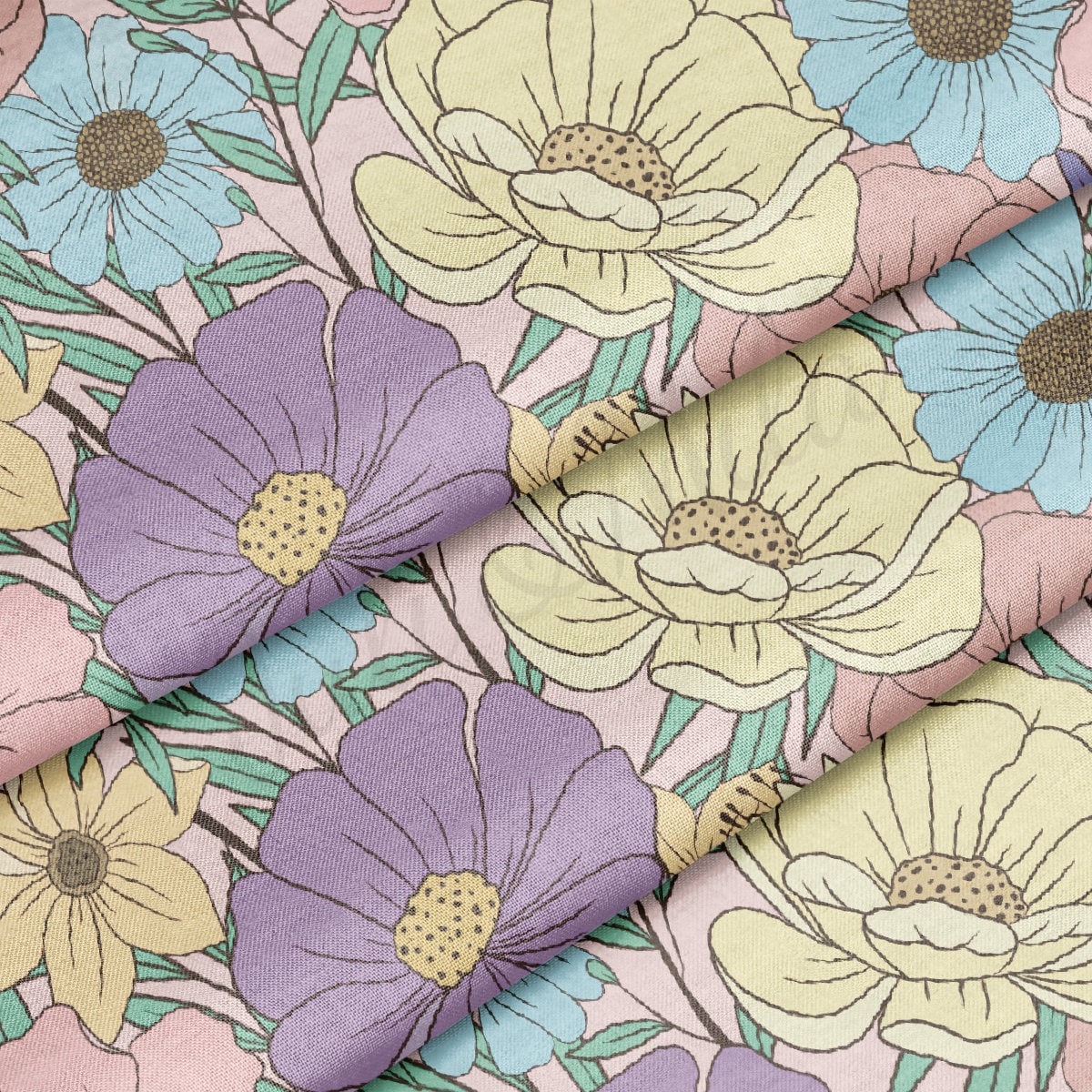 100% Cotton Fabric CTN2731 Floral