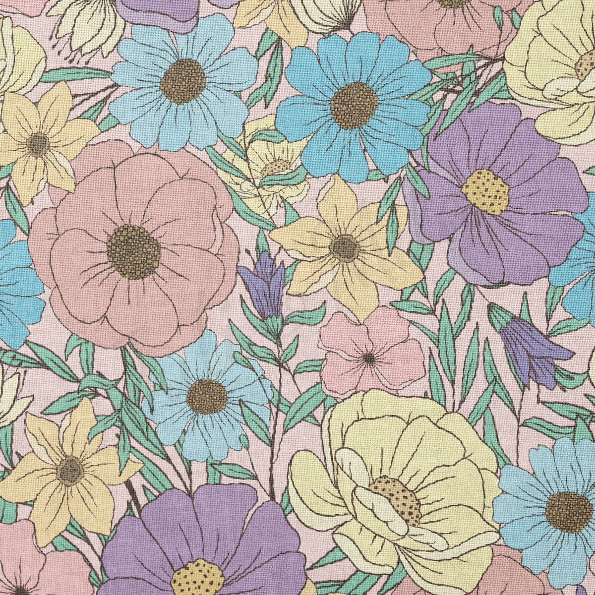 100% Cotton Fabric CTN2731 Floral