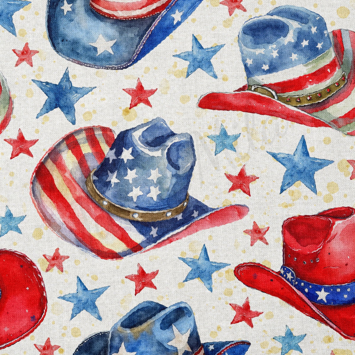 100% Cotton Fabric CTN2737 4th of July Patriotic