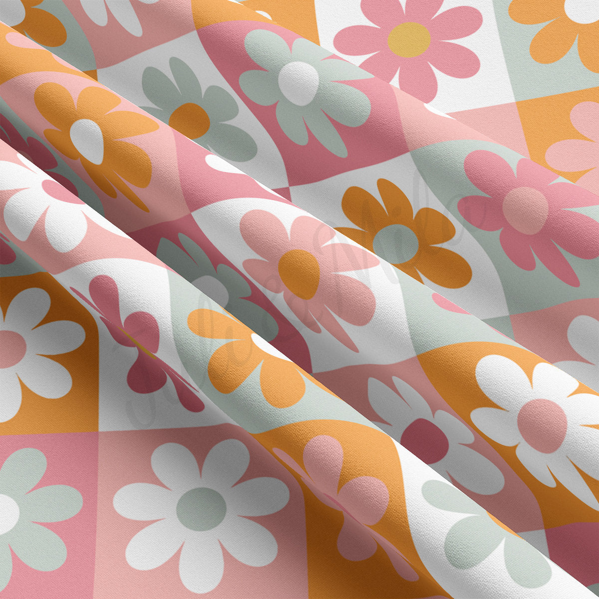 DBP Fabric Double Brushed Polyester DBP2707 Floral