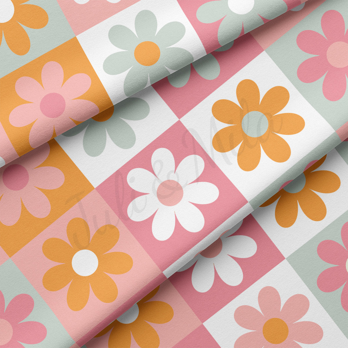 DBP Fabric Double Brushed Polyester DBP2707 Floral