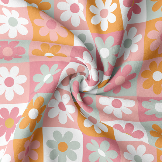 DBP Fabric Double Brushed Polyester DBP2707 Floral