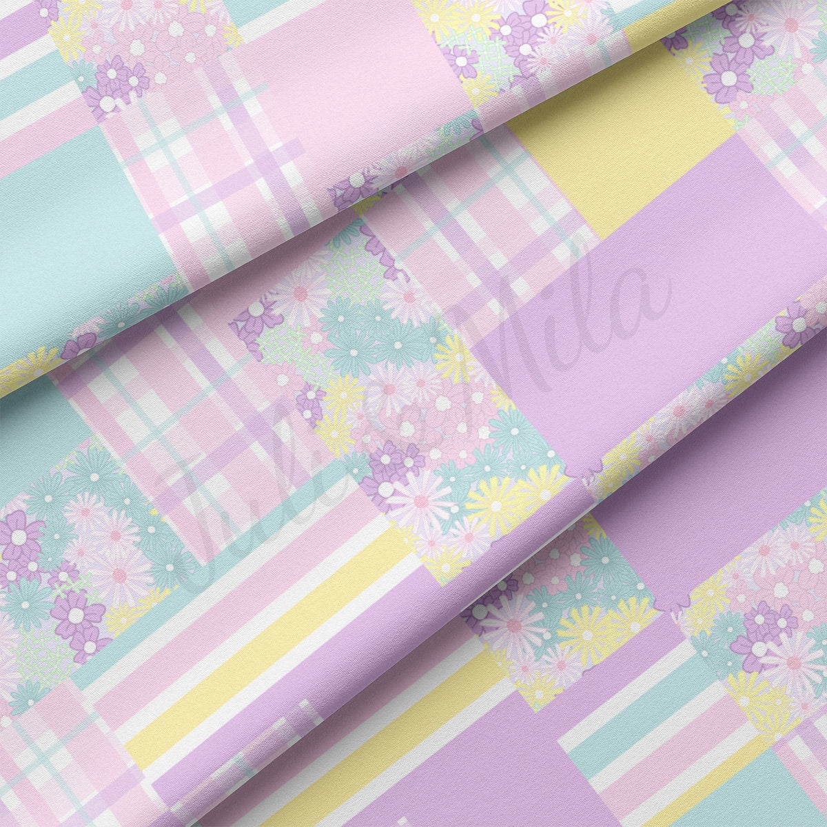 DBP Fabric Double Brushed Polyester DBP2729 Floral