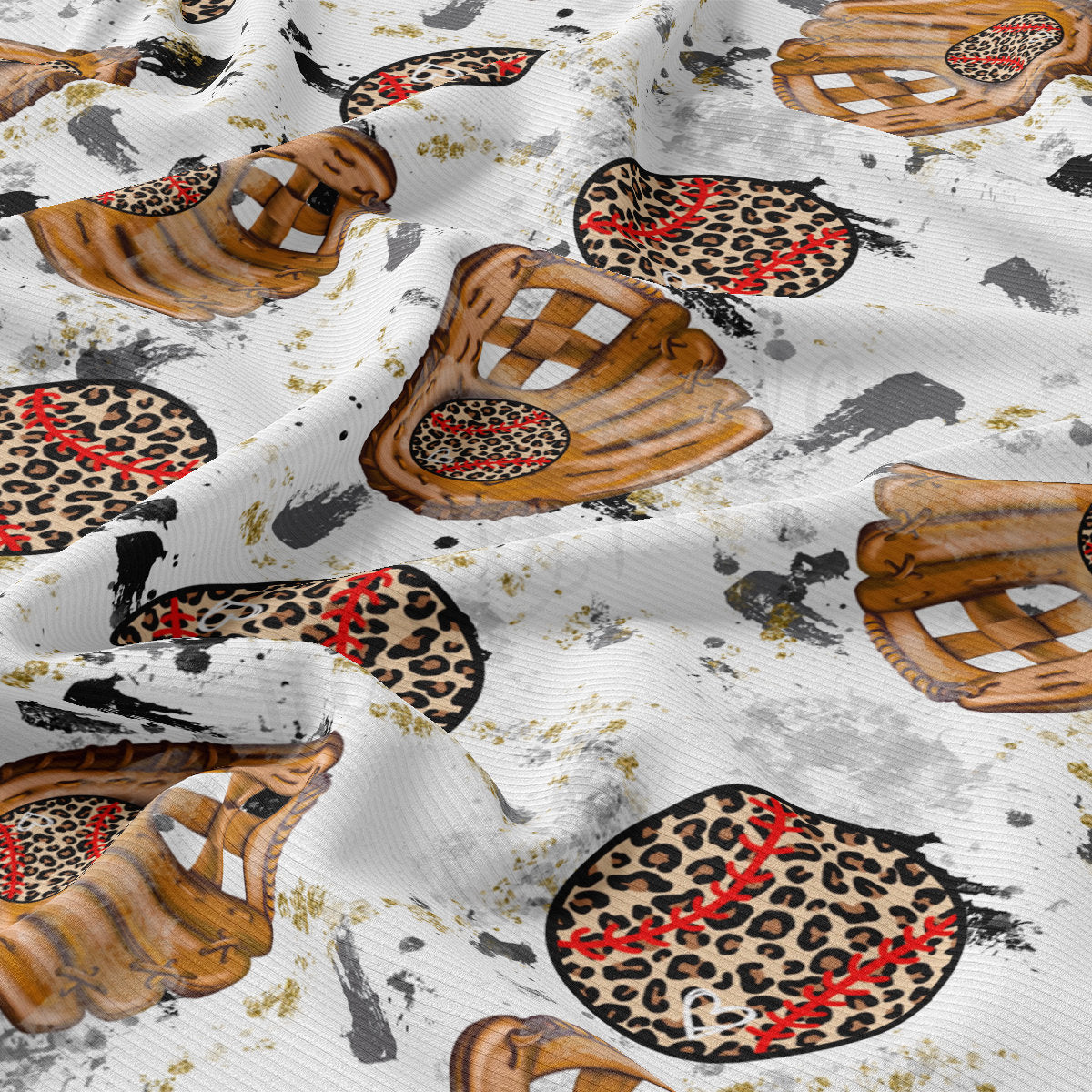 Rib Knit Fabric RBK2701 Baseball