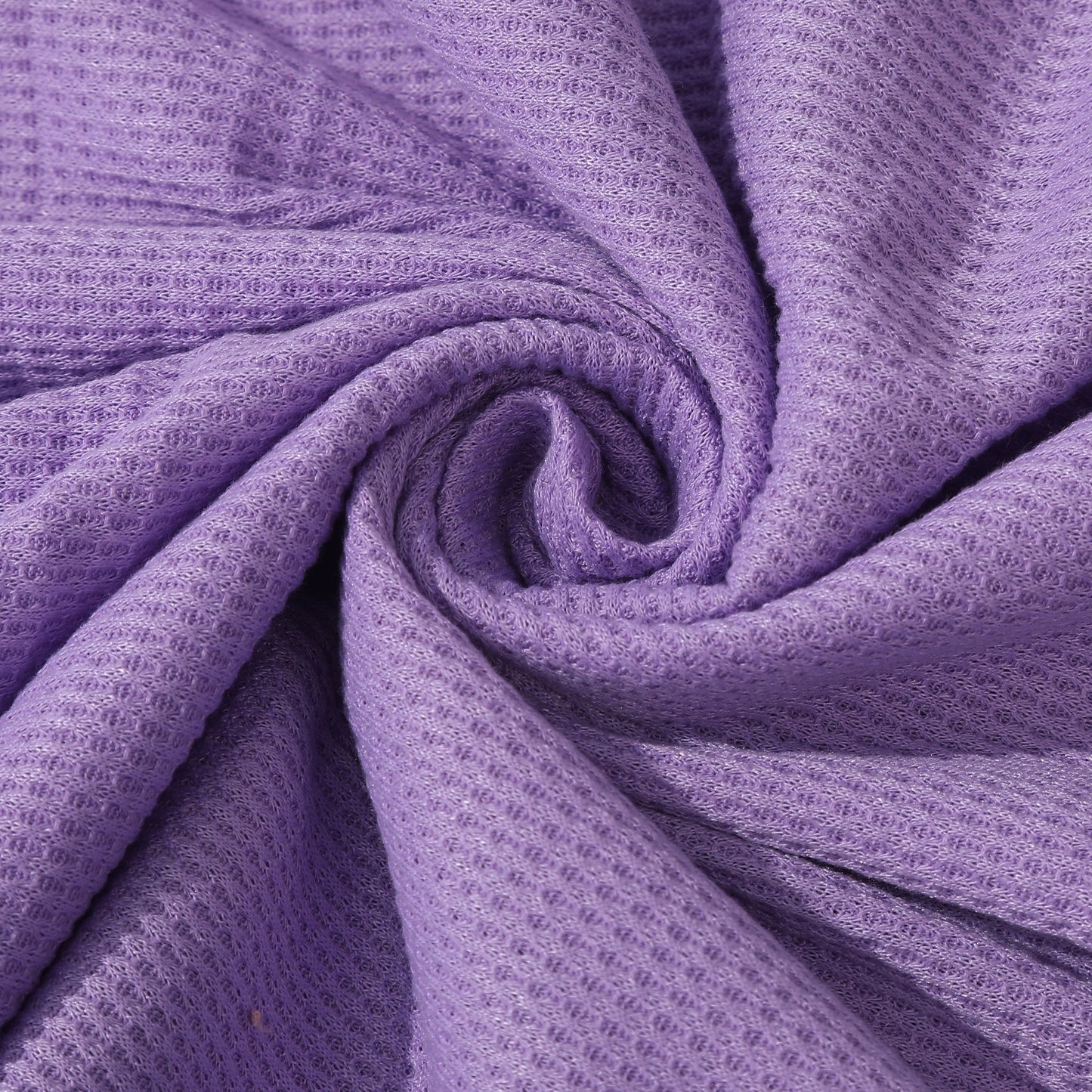 Waffle Fabric by the yard, Waffle Knit Fabric, Stretchy Waffle Fabric, Polyester Spandex 60 inches wide Solid Colors 220GSM