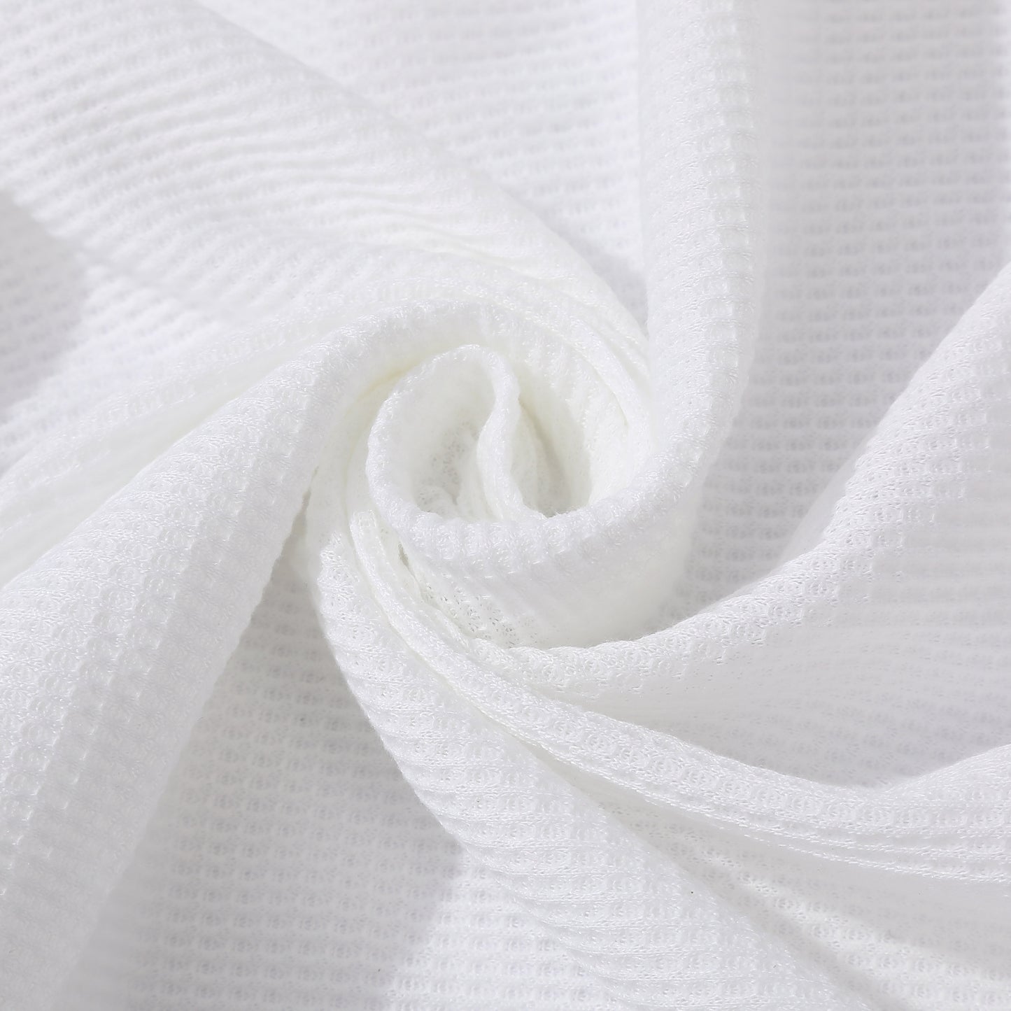 Waffle Fabric by the yard Waffle Knit Fabric Stretchy Waffle Polyester Spandex 60 inches wide Solid Colors 220GSM